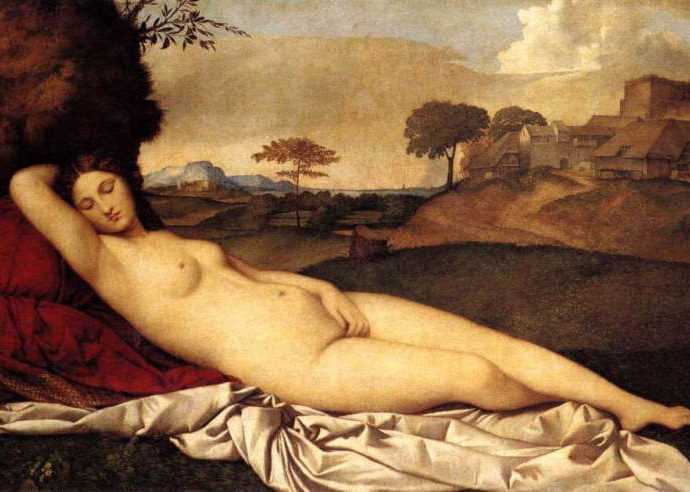 "Спящая Венера" Джорджоне и "Лежащая обнажённая" Модильяни - разные, но такие похожие 22
