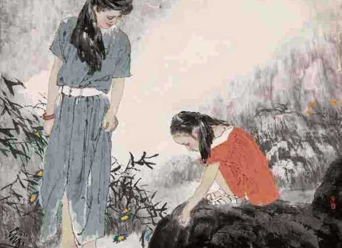 Традиционная китайская живопись. He Jiaying 272
