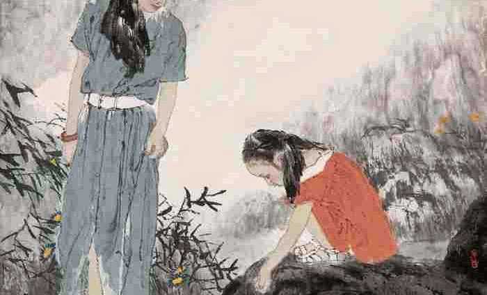 Традиционная китайская живопись. He Jiaying 1