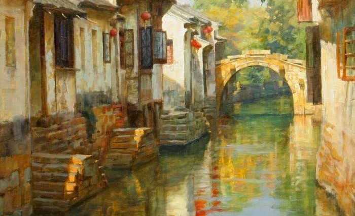 Китайский художник. Jie Wei Zhou 1
