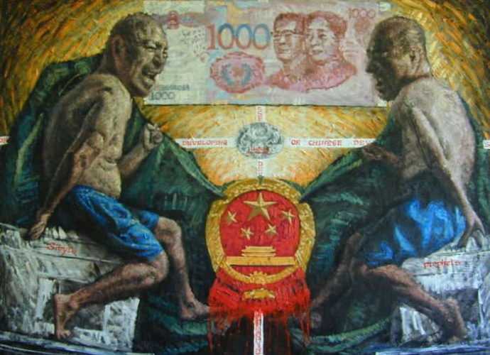 Микеланджело и Мао Цзэ Дун. Luping Zeng 282