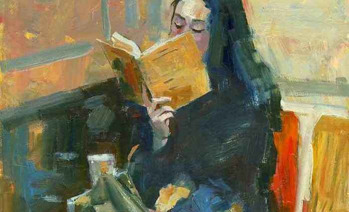 Женщина с книгой. Darren Thompson 1