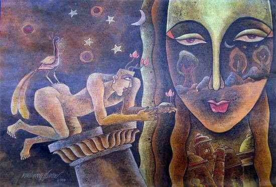 Современные художники Индии. Krishna Ashok 1