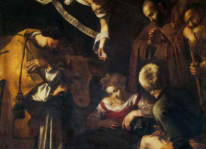 Рождество со святым Франциском и святым Лаврентием Караваджо нарисуют заново 52