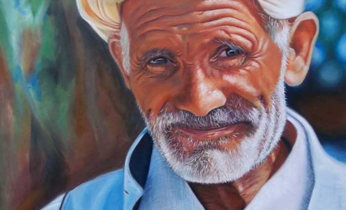 Алжирский художник. Hamza Nezzar 1