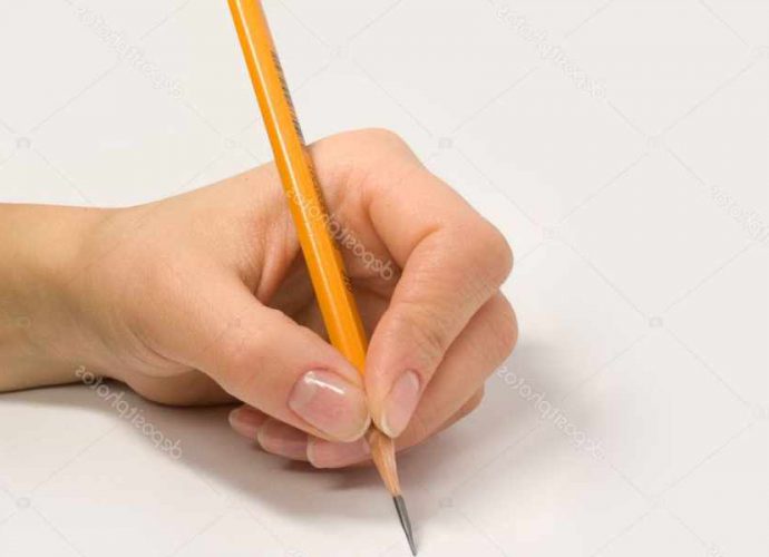 От пальцев до карандашей.