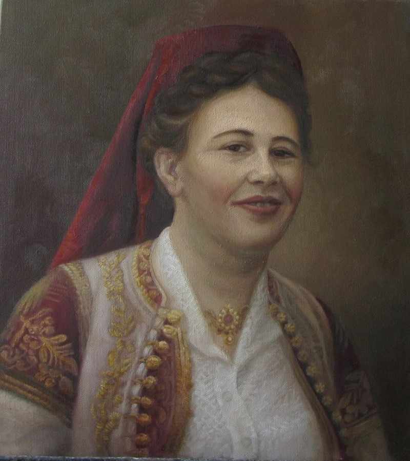 Portrait of mother
