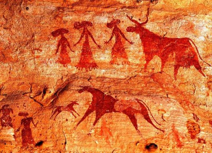 Наскальные рисунки. Доисторические. С 200000 по 2000 до н. э.