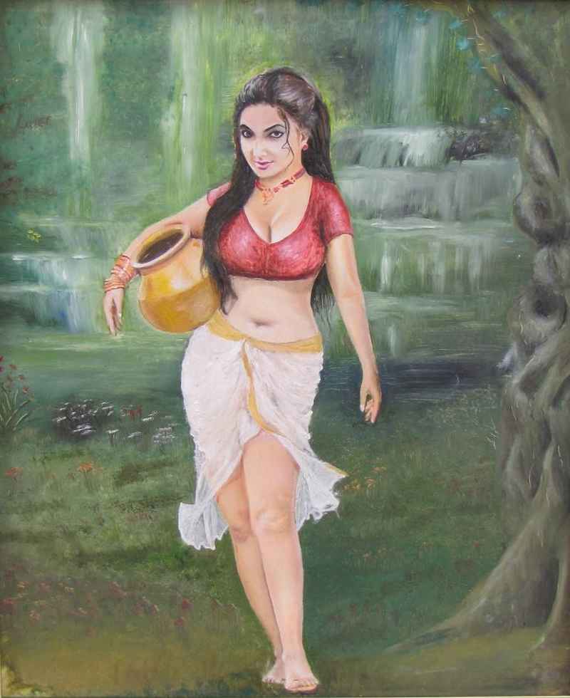 Индийский художник. Shaji Panthayil 4