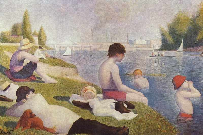 Georges Seurat Bathers at Asnieres (1883-4)