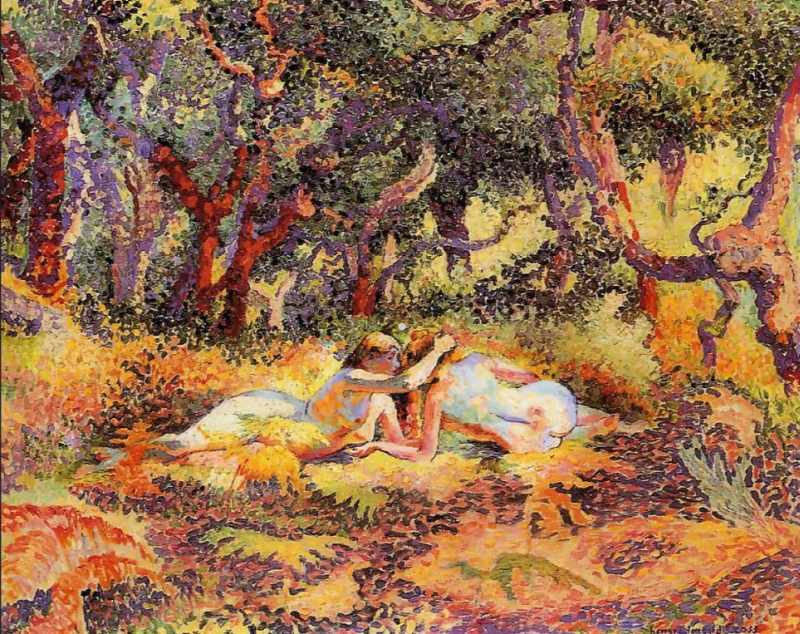 Henri-Edmond Cross. The Forest (1906-7)