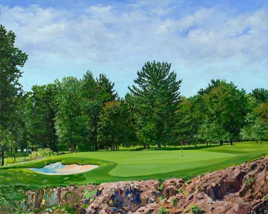 The fourteenth green - weyhill course at saucon valley country club, 2020