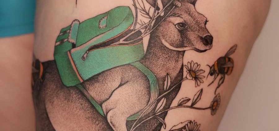 Флора и фауна в татуировках. Joanna Świrska