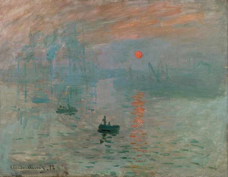 Впечатление, восход солнца. Клод Моне. 1873, Музей Мармоттан, Париж