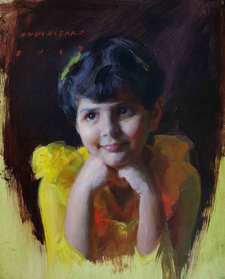 A girl. Pramod Kurlekar