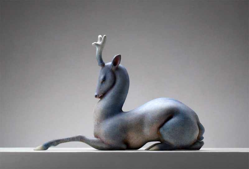 Скульптуры сюрреалистических животных. Wang Ruilin 7