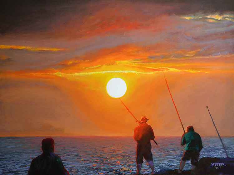 Fishing on the south point of the big island