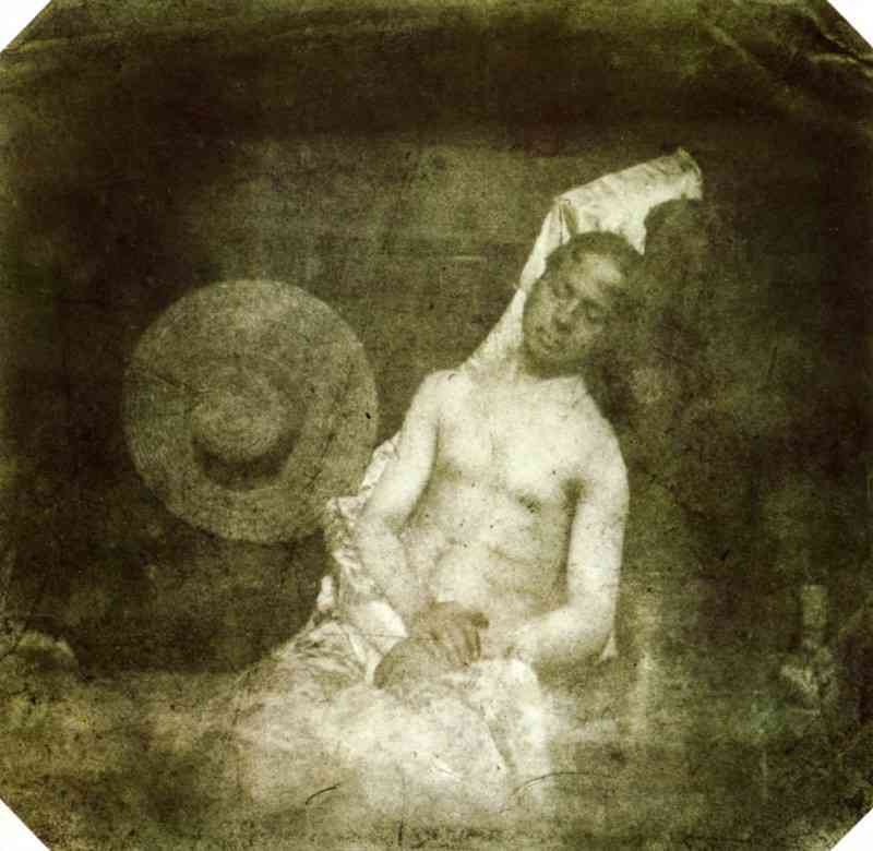 "Автопортрет утопленника" (1840) Ипполит Баярд