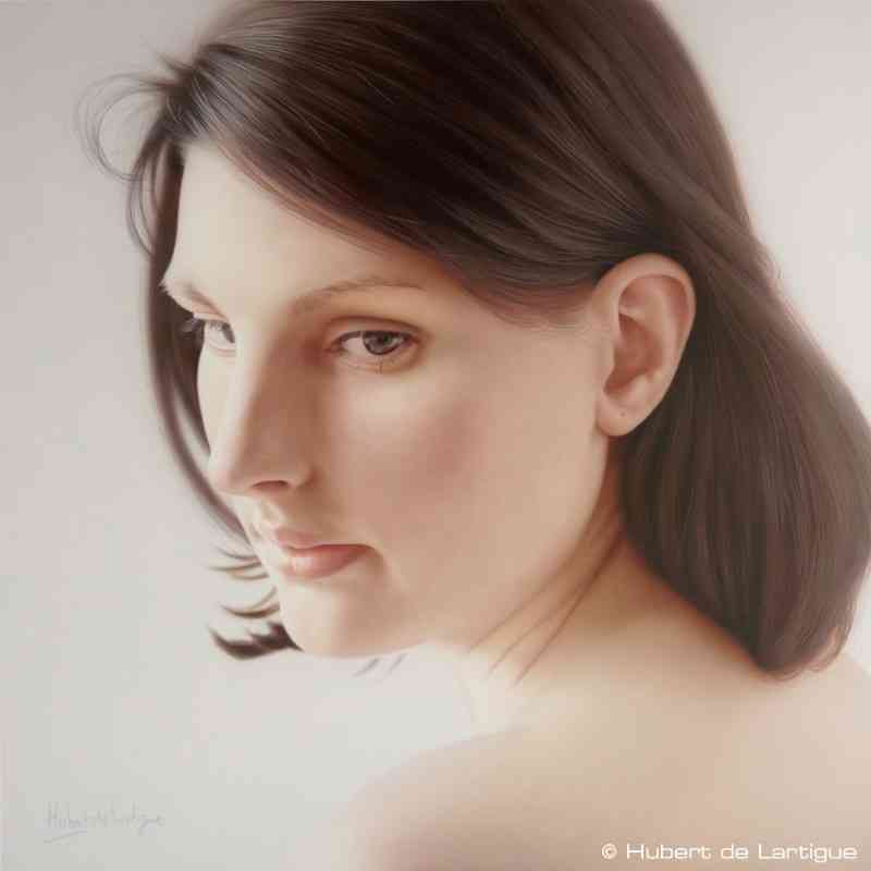 Marie - Hubert de Lartigue - 2012 -  40 x 40 cm. acrylics on canvas