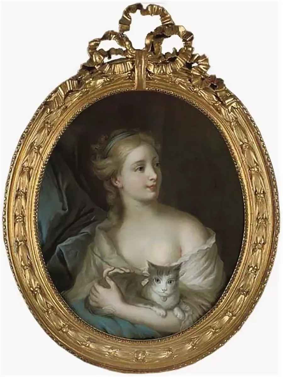 Девушка с котом. Розальба Карриера