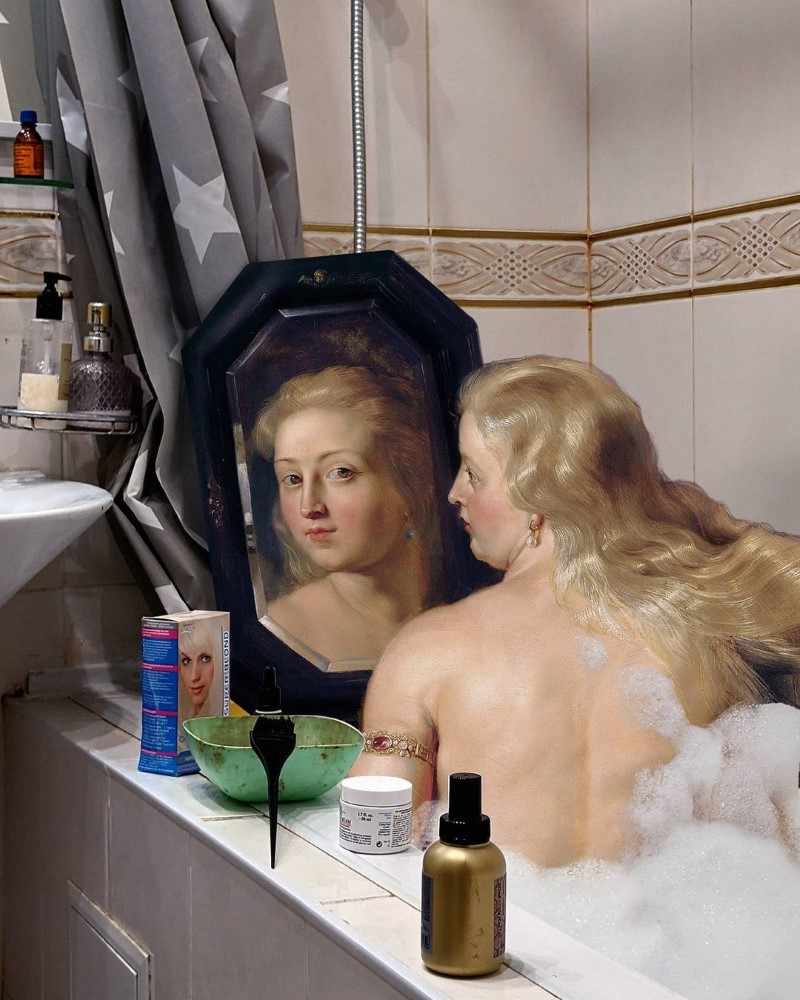 original Rubens Venus at a Mirror