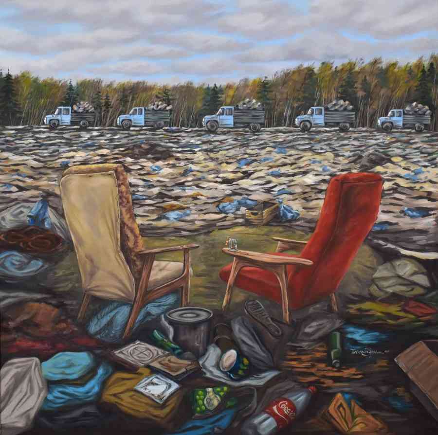 The garbage. Tatiana Zappa