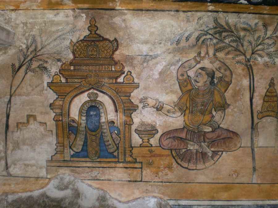 Фрески из храма Брихадишвара