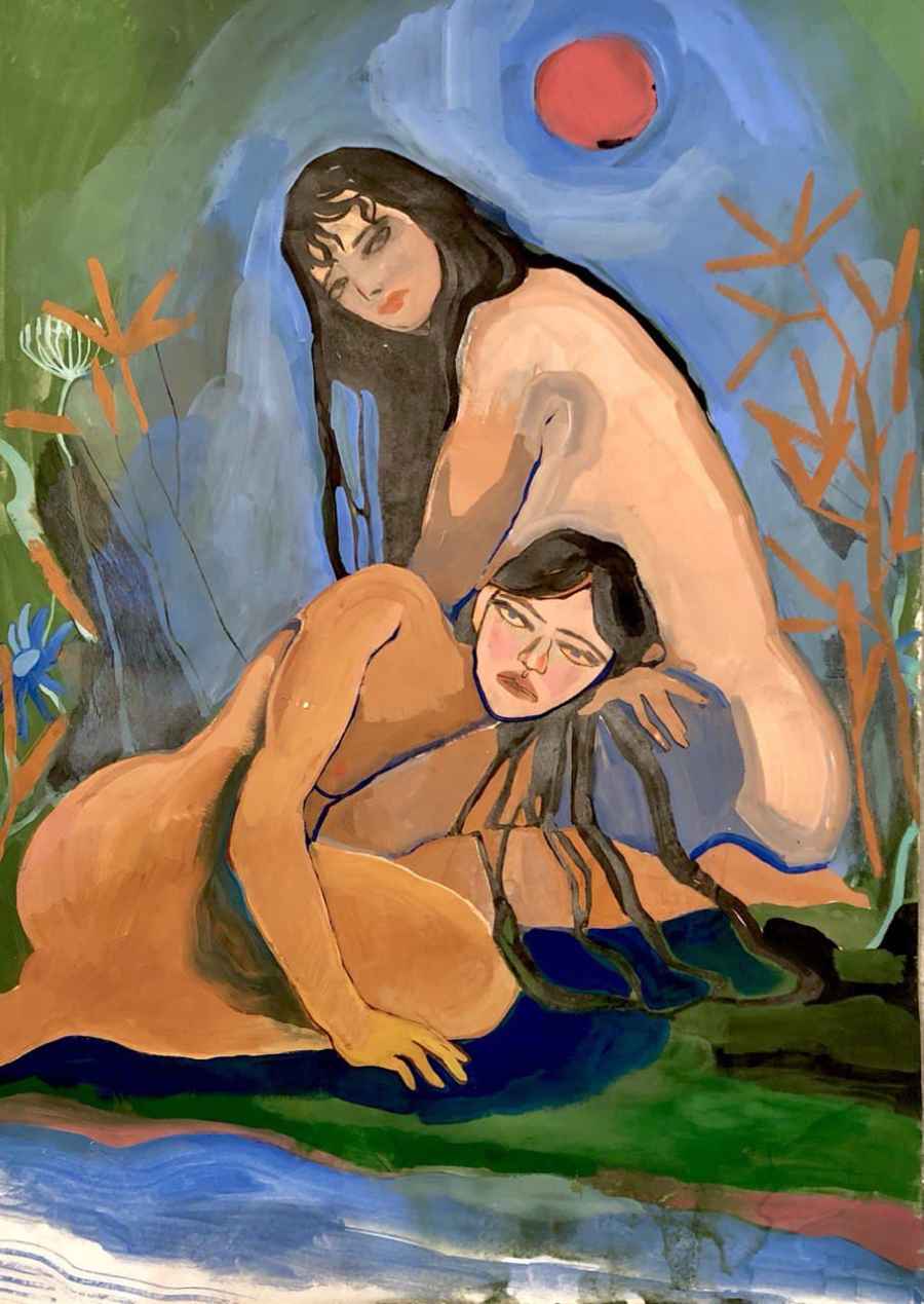 Девушки в тропическом лесу. Дарика Бакеева