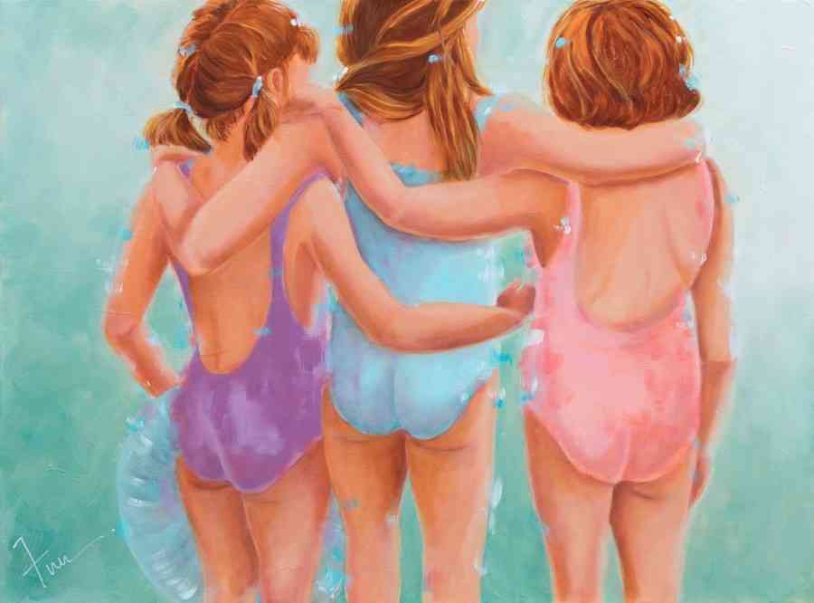 Les petites cousines - série enfants à la plage, 2019. Ann Masseaut-Franchet