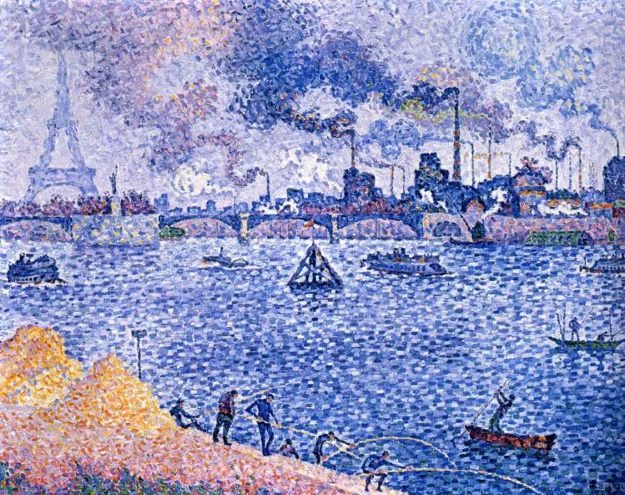 Поль Синьяк (Paul Victor Jules Signac). Pont de Grenelle, 1899