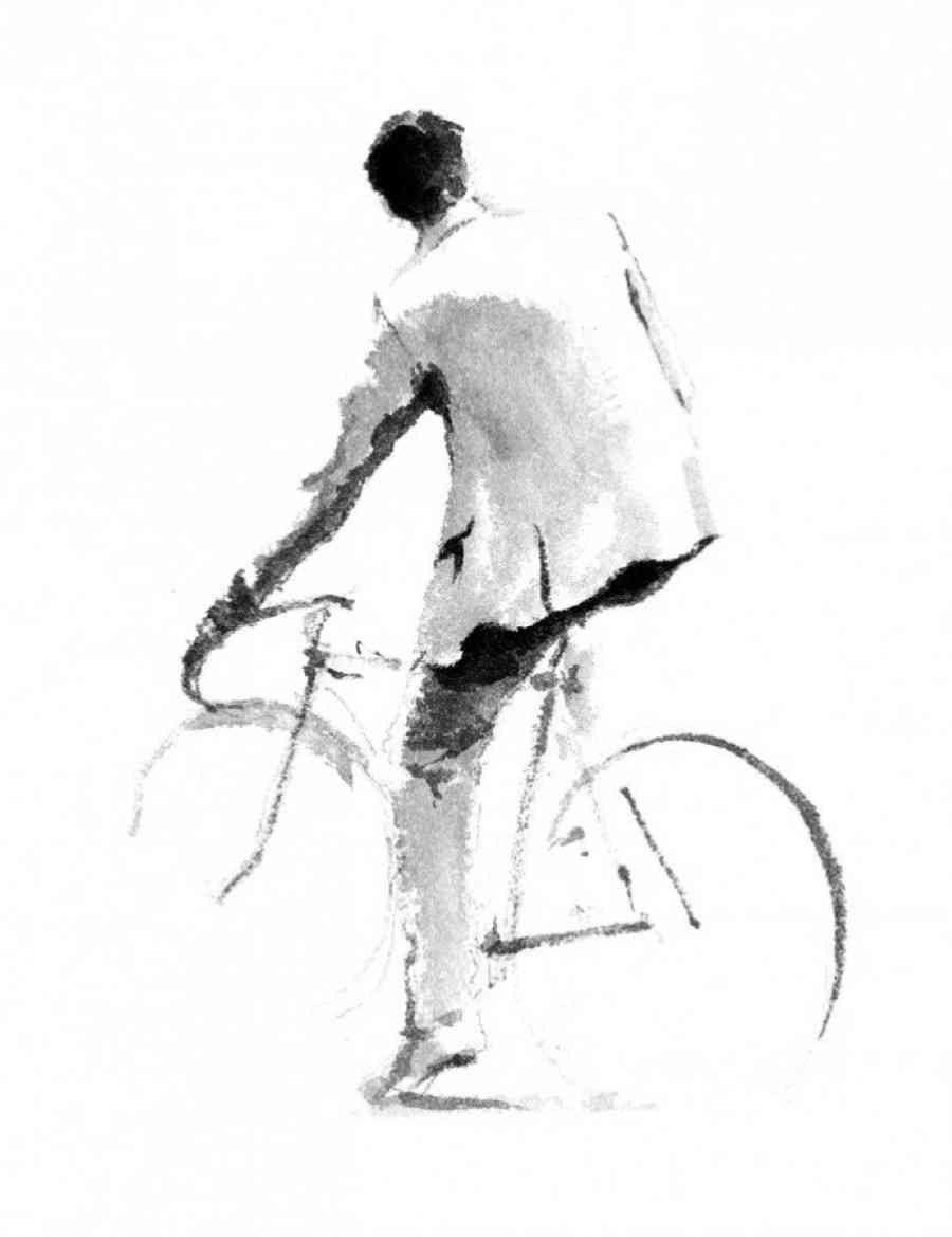 Bicycle man. Hossein Borojeni
