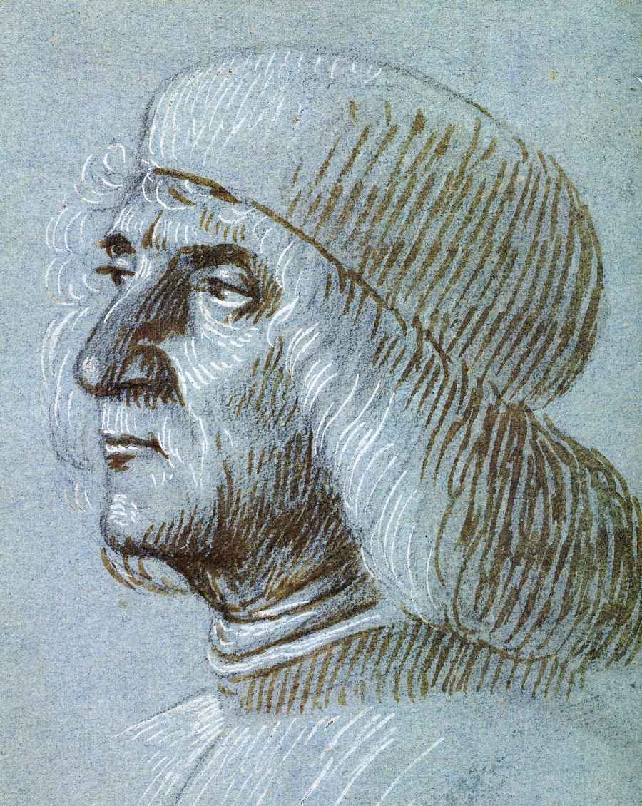 Голова мужчины средних лет. (около 1507 года) Витторе Карпаччо