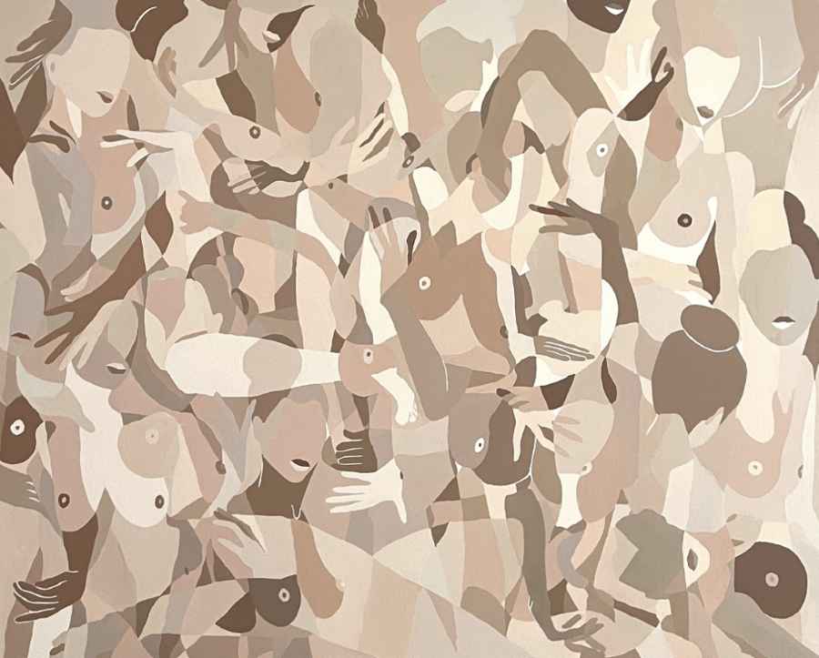 Silhouettes - Nudes, 2022. Faustine Badrichani