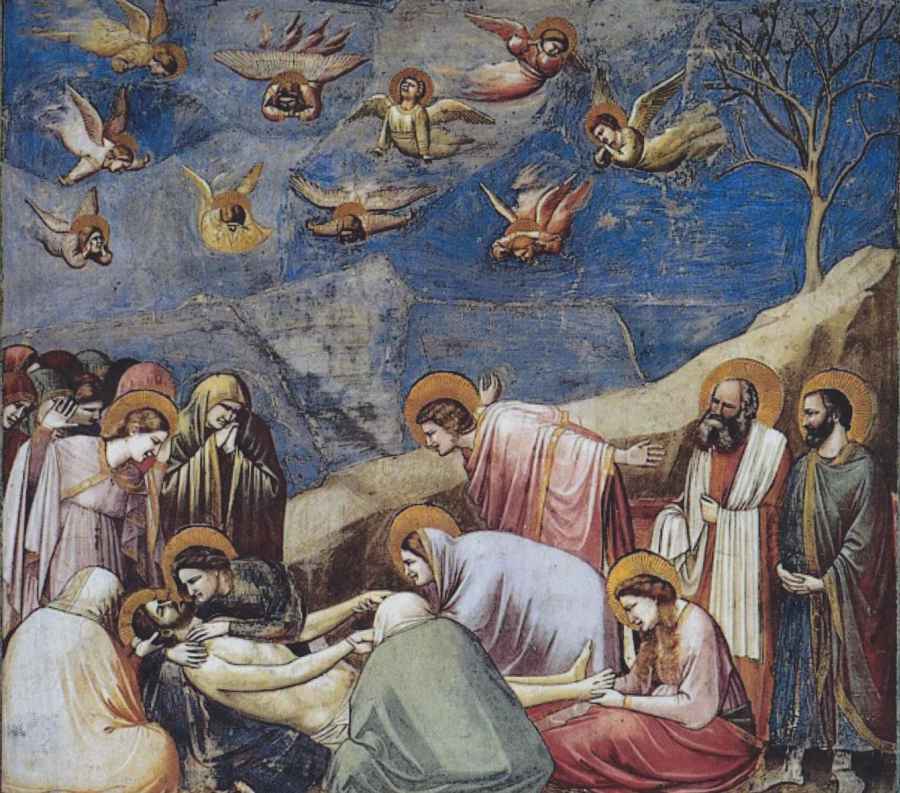 Плач Христа (1305) в часовне Арена, Падуя, Джотто