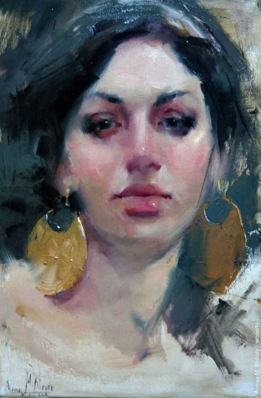 Египетский художник. Asmaa M. Khoury-02