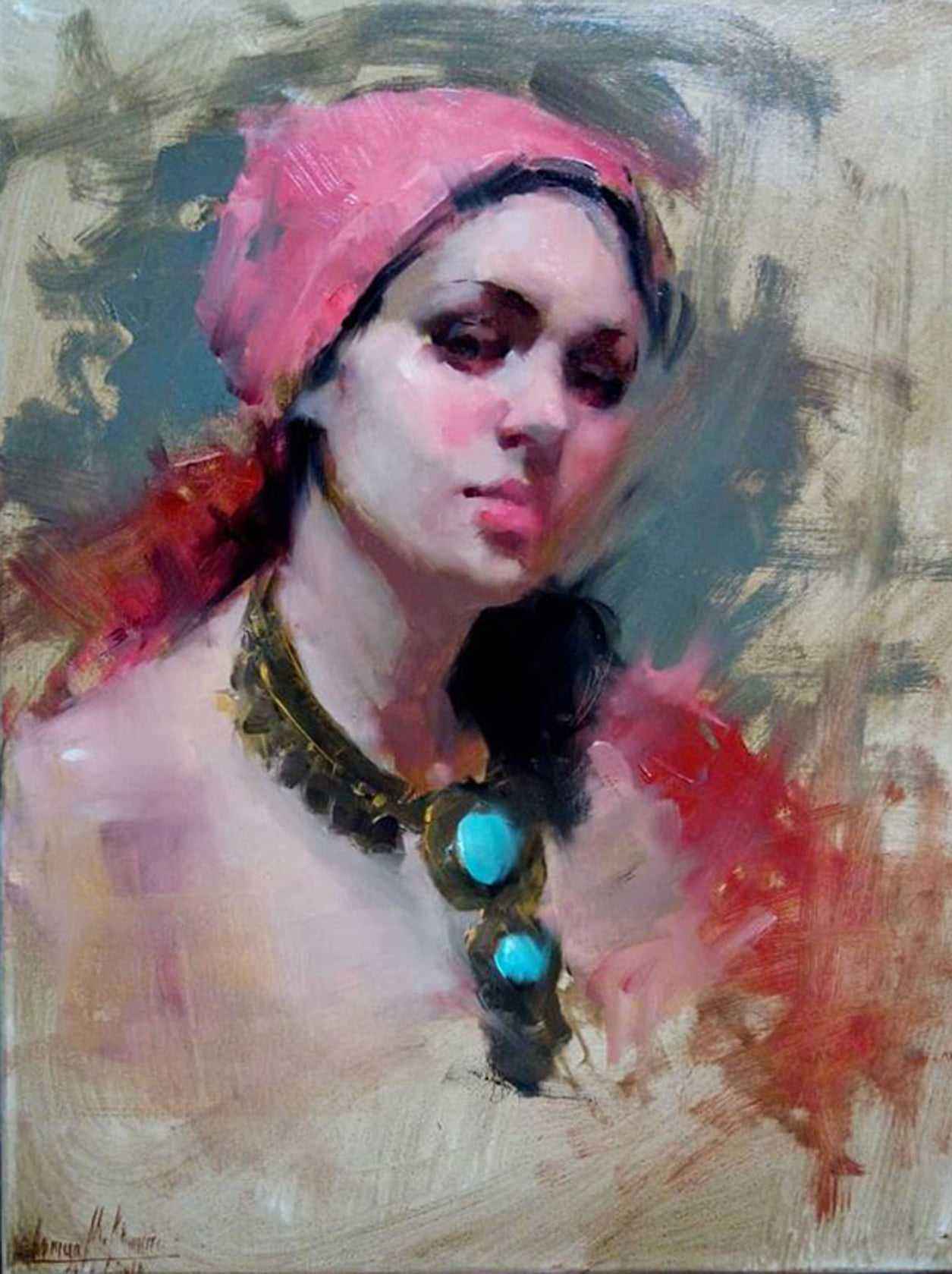 Египетский художник. Asmaa M. Khoury-0
