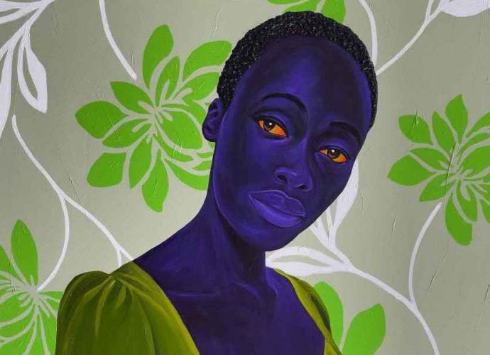 Ганский художник. Dankyi Mensah