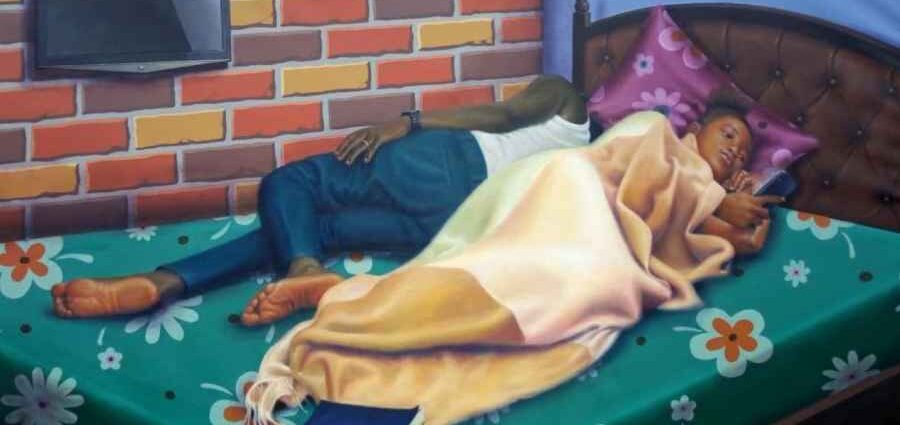 Нигерийский художник. Oluwole Omofemi 1