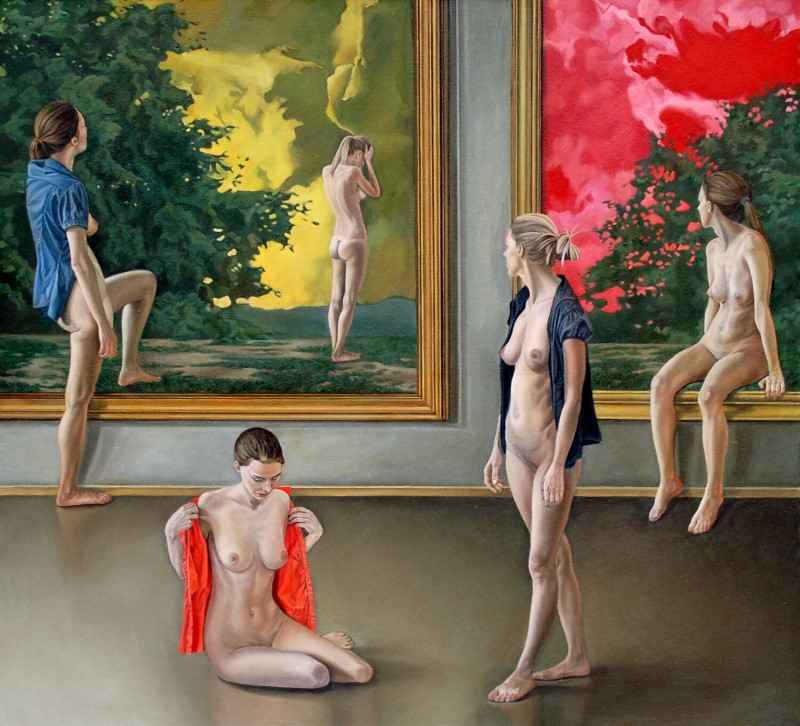 Between paintings, 2016. Roman Rembovsky