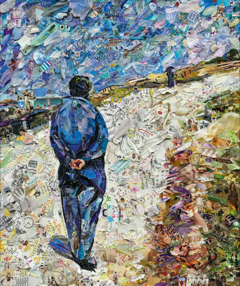 Father Magloire on the Road between Saint-Clar and Etretat, after Gustave Caillebotte,, 2013. Vik Muniz