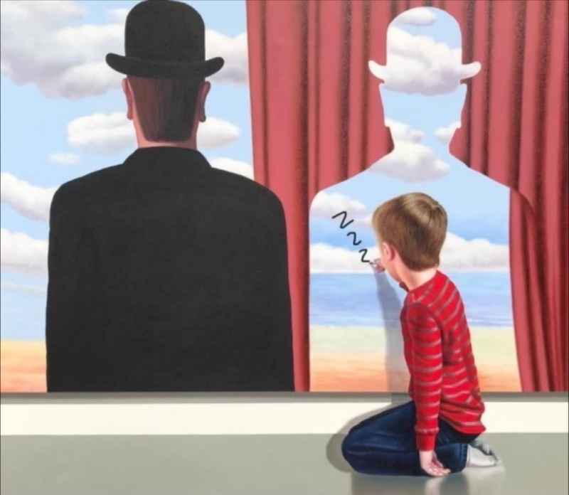 Magritte, de la serie, 2021. Javier Caraballo
