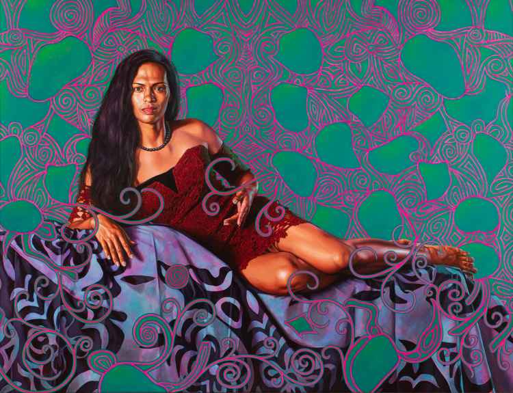 Portrait of Loha Mahuta. Kehinde Wiley