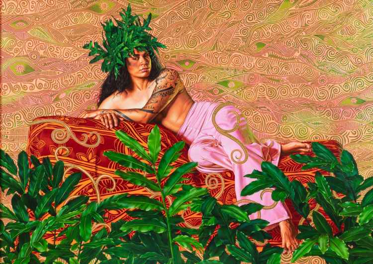 Portrait of Tuatini Manate. Kehinde Wiley
