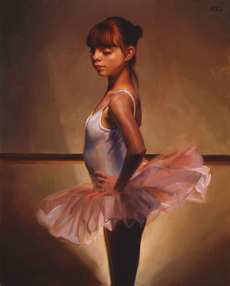 portrait of a young ballerina. Carrie Graber