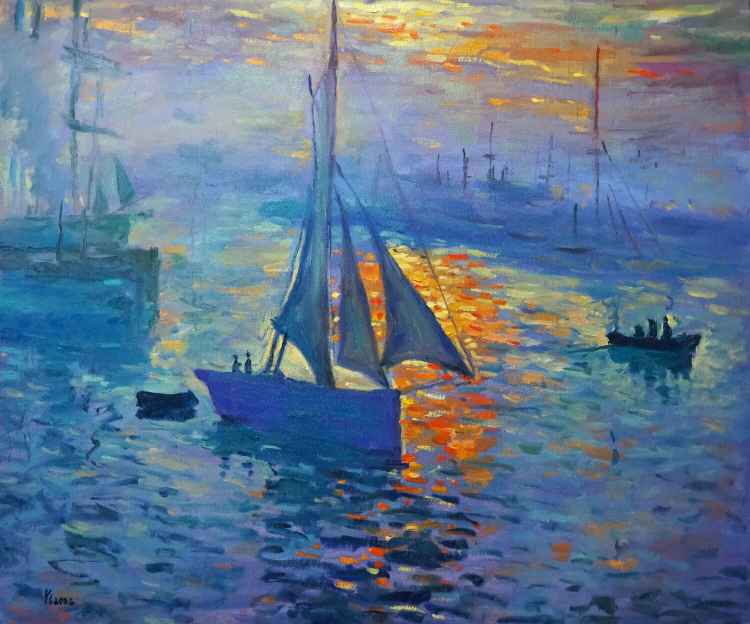 Study of Claude Monet