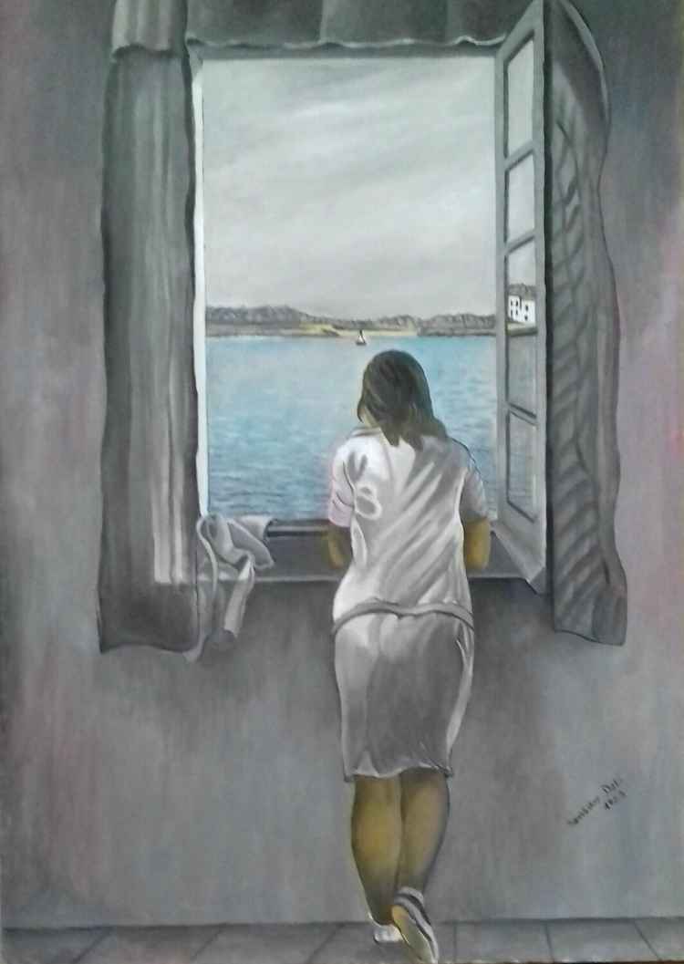 Ana alla finestra da Salvador Dali