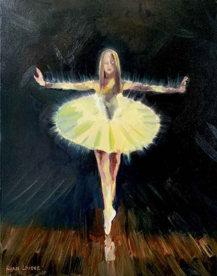Ballet painting “poise”