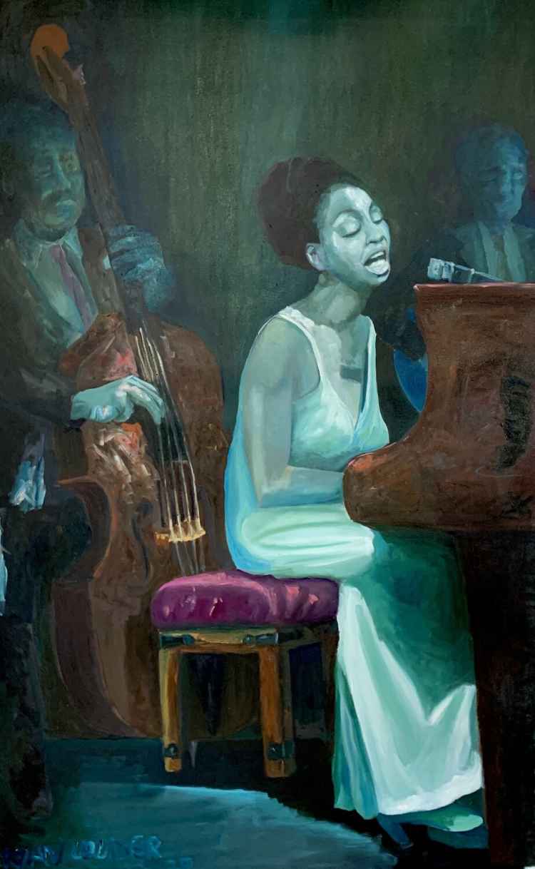 Nina Simone singing the blues